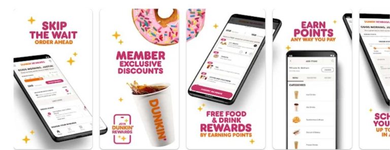 dunkin donuts app