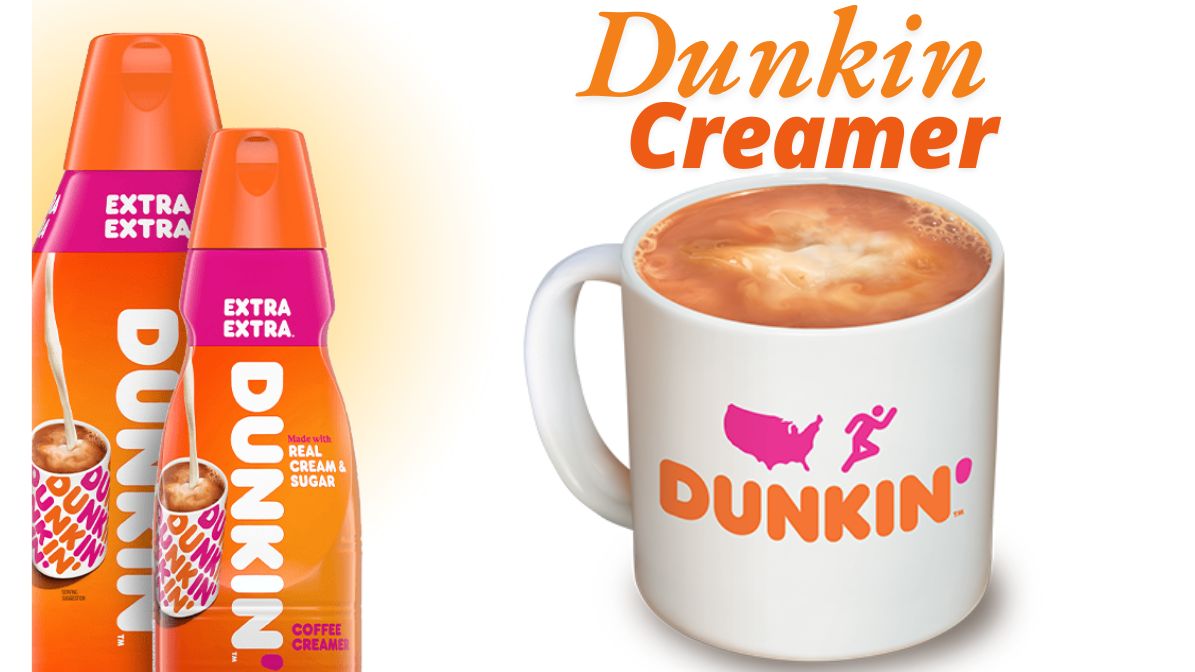 Dunkin Donuts coffee creamer