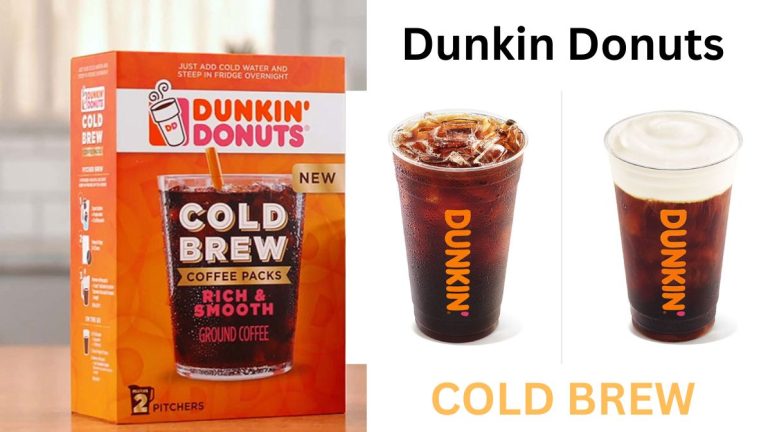 Dunkin Donuts Cold Brew Coffee